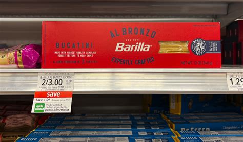 Barilla Al Bronzo Pasta Is FREE At Publix - iHeartPublix