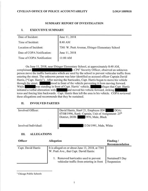 Second City Cop: CR# 1089818