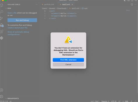 Extension Debuggers XML 的图像结果
