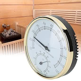 JADPES Sauna Thermometer Hygrometer, 2 in 1 Temperature & Humidity ...