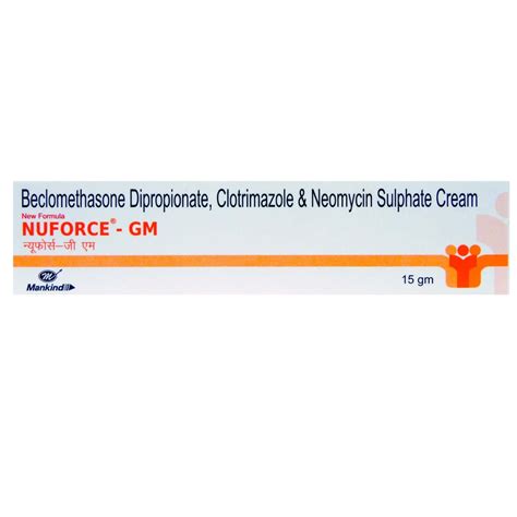 Nuforce-GM Cream 15 gm Price, Uses, Side Effects, Composition - Apollo ...