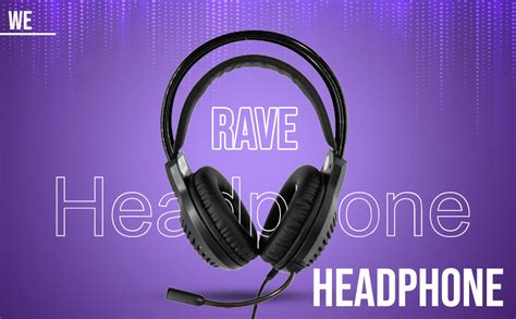 WE Rave RGB Gaming USB Headphone | USB Interface for Easy Plug-and-Play ...