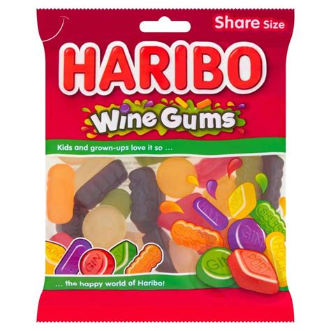 HARIBO Wine Gums Chew Bag , Blackcurrant, 140 g : Amazon.in: Grocery ...
