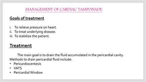 Cardiac tamponade | PPTX