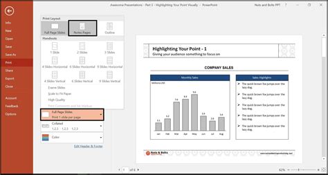 Image result for Tutorial Print Notes Page in PowerPoint