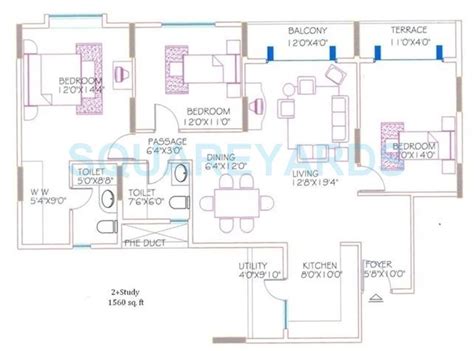 Shriram Signiaa Floor Plans - Electronic City Phase I, Bangalore