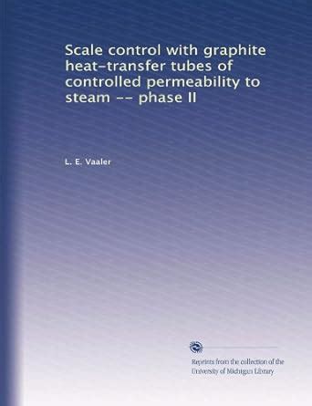 Scale control with graphite heat-transfer tubes of controlled ...