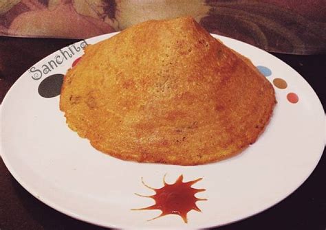 Moong Dal Chila Dosa Style Recipe by Sanchita Mittal - Cookpad
