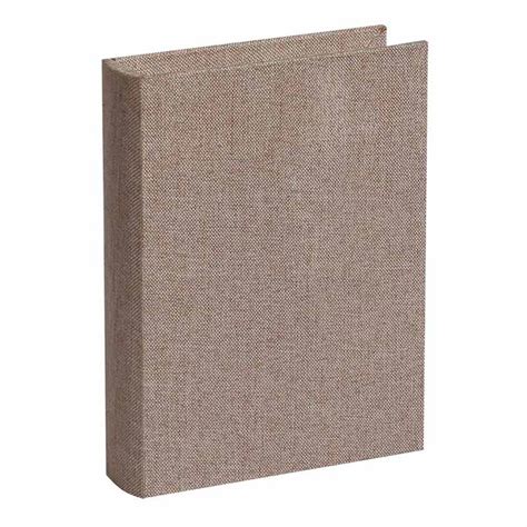 Tan Linen Book Box, 9"