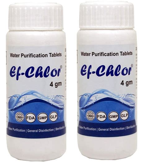 Ef Chlor Overhead And Underground Water Tank Purification Tablets 4gm ...