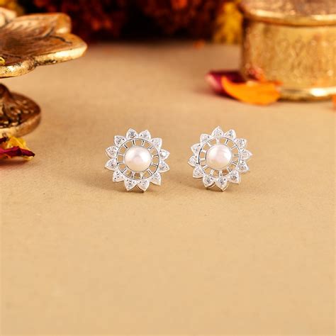 Order Marigold Stud Earrings with Ring Set Online at Giftcart.com