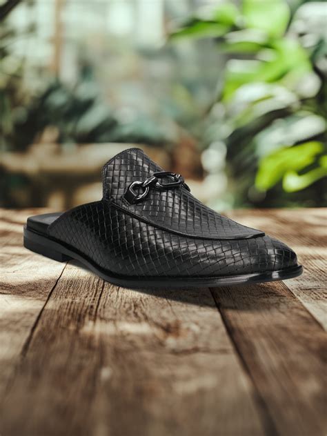 bugatti Rico Black Premium Leather Comfort Slip-Ons Formal – bugatti ...