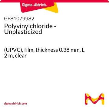 Polyvinylchloride - Unplasticized (UPVC), film, thickness 0.38 mm, L 2 ...