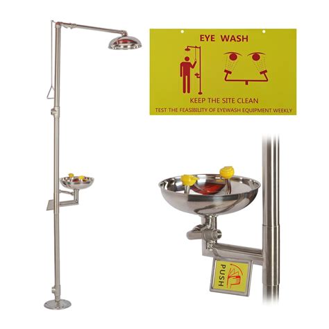 Stainless Steel Emergency Eye Wash Station with Thailand | Ubuy