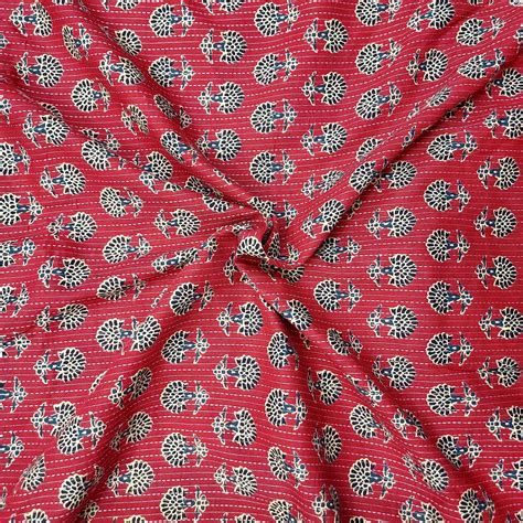 Kantha Fabric - Buy Cotton Kantha Fabric Online in India @ Best Price ...