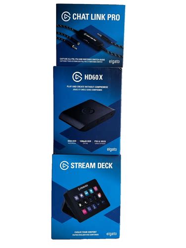 Elgato HD60 X + Stream Deck + Chat Link Pro Bundle India | Ubuy