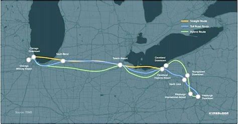 Image result for Us Hyperloop Map