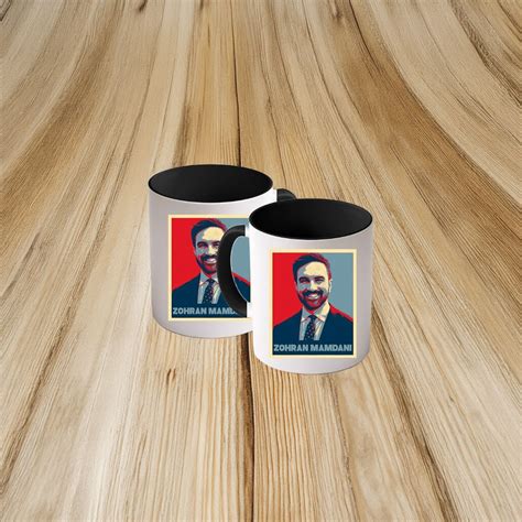 Retro Campaign NYC Mayor Coffee Cup, Zohran Mamdani Vintage Poster Mug ...