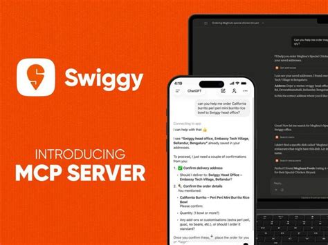 Swiggy Introduces MCP For Food, Instamart and Dineout