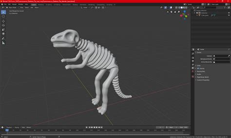 3D Tyrannosaurus Skeleton Toy | 3D Molier International