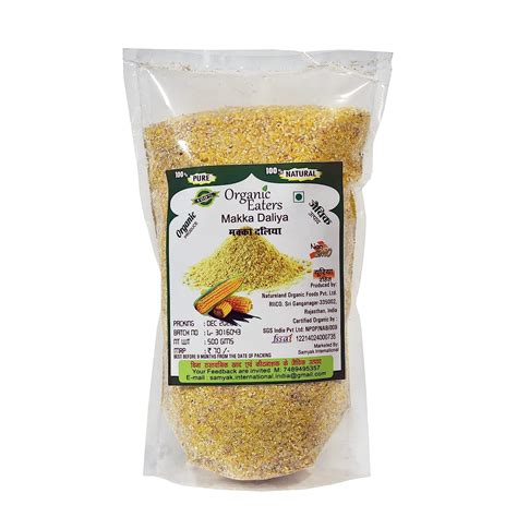 Organic Eater Makka Daliya 500 gm : Amazon.in: Grocery & Gourmet Foods