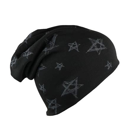 Buy iSWEVEN Men's Women's Unisex Cotton Blended Slouchy Summer Skull ...