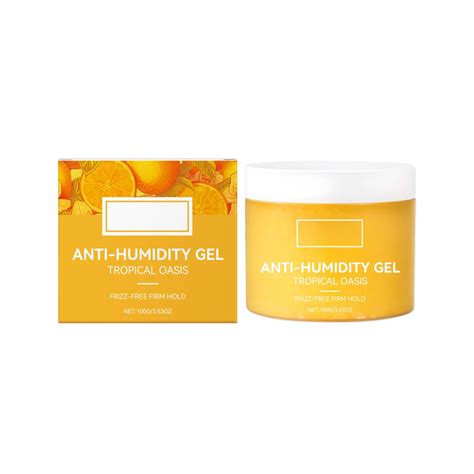Anti-Humidity Hair Gel for Curls - Tropical Oasis Frizz-Free Strong ...