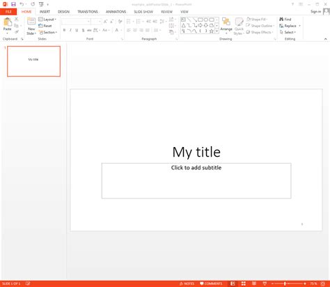 Image result for PowerPoint Footer Tutorial