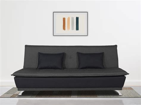 Adorn India Exclusive Two Tone Arden 4 Seater Sofa Cum Bed 4 x 6 (Dark ...