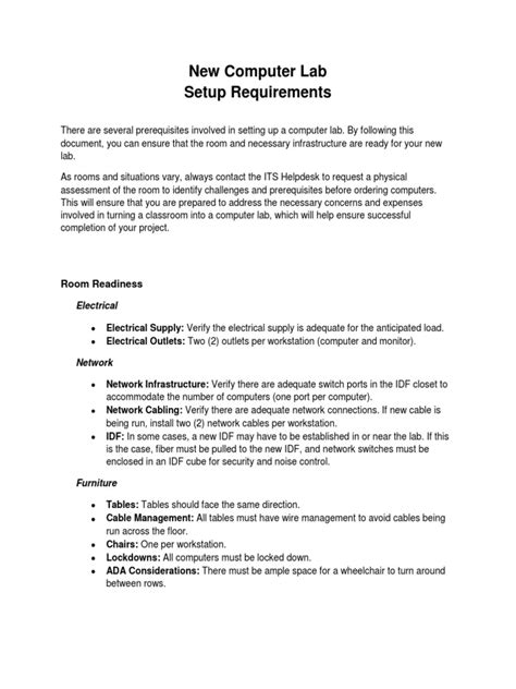 Computer Laboratory Setup 的图像结果