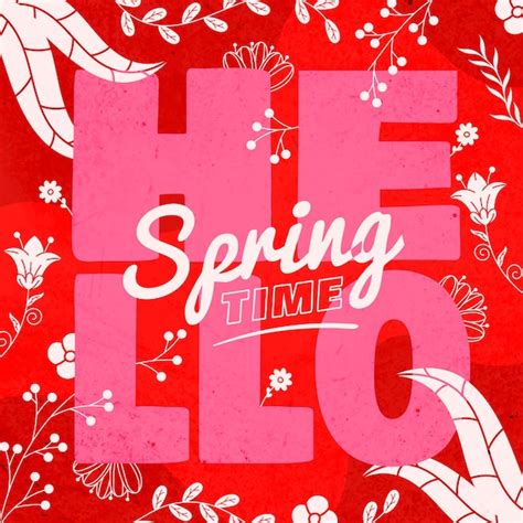 Image result for Hello Spring Colorful