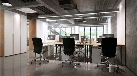 150平方家庭办公室装修设计效果图_岚禾工装设计