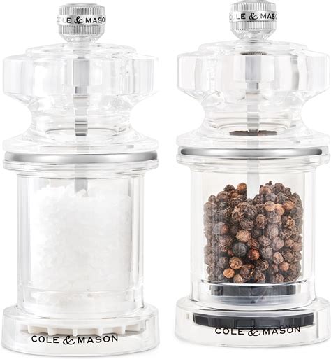 Amazon.com: Cole & Mason 675 Salt and Pepper Mill Set, Precision+ ...