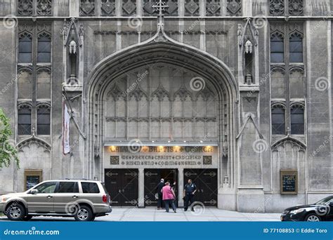 Calvary Baptist Church in NYC Editorial Stock Photo - Image of prayer ...