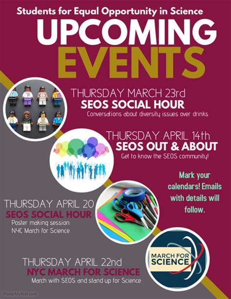 SEOS upcoming events - SEOS