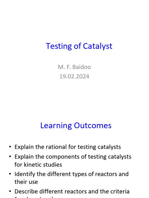 Image result for Catalyst Testing