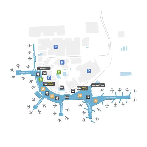 Map of Calgary International Airport (YYC) – Terminal Map | Airportmaps.com