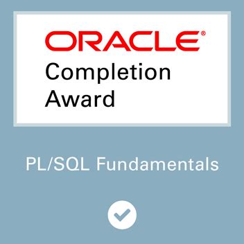 Image result for PL/SQL Oracle Cericcates