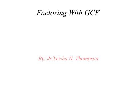 Factoring Using GCF Solver 的图像结果