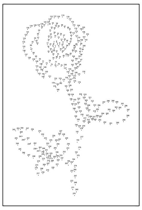 Connect The Dots Printable Using Coordinates