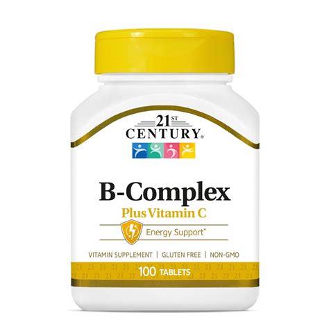 21st Century B.Complex Plus Vit.C, Tablets 100 Count : Amazon.in ...