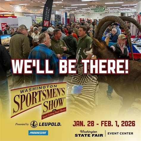 Sportsman’s show Washington, Puyallup Fairground, 28 January 2026 ...