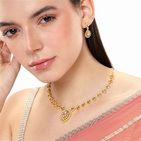 Buy Drop Charms Necklace Set - Gold Online – Estele