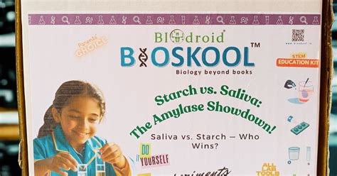 BIOSKOOL Starch vs Saliva (Amylase Activity) | BIOSKOOL