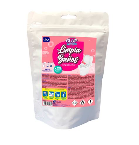 GLUP Cápsulas Hidrosolubles Limpia Baños – 25 Monodosis Ultra ...