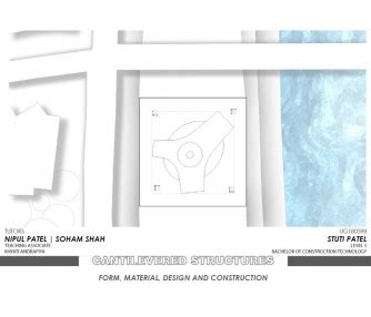 Steel Cantilever Structure | CEPT - Portfolio