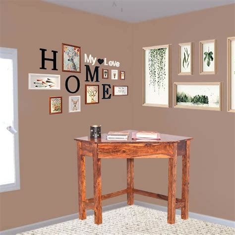 Corner Table: Buy Sheesham Wood Corner Table Online In India At Best ...