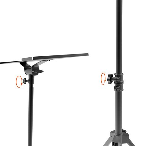 Ergonomic Aluminum Adjustable Laptop Floor Laptop Tripod Stand Vertical ...