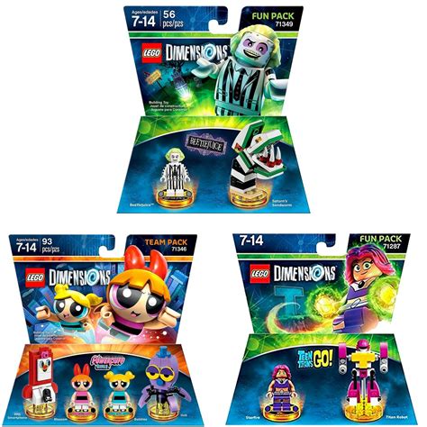 Buy Lego Dimensions Beetlejuice Fun Pack, Lego Dimensions Powerpuff ...