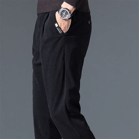 Stitch Pocket Corduroy Pants // Black (28WX30L) - Amedeo Exclusive ...